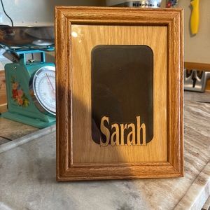 Personalized picture frame Sarah